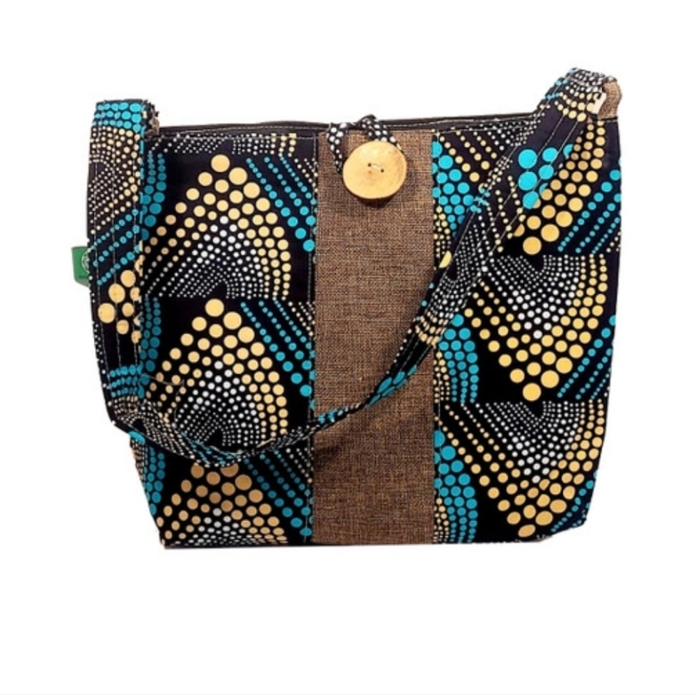 Timbalicrafts Stylish Patterned Handmade Shoulder Bag
